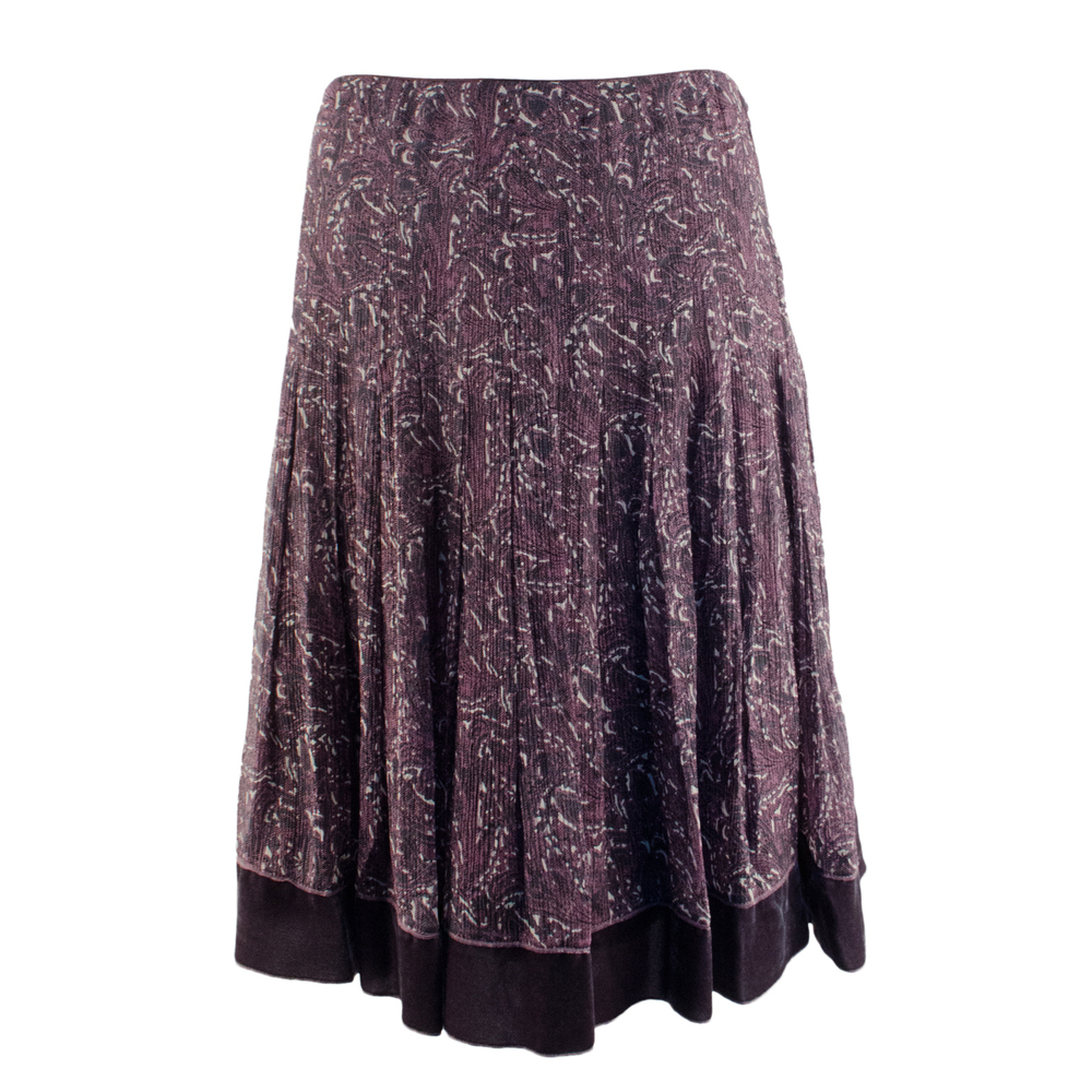 NWT Gianni Bini Women's Pleated Floral Silk Molly Skirt 6 $138